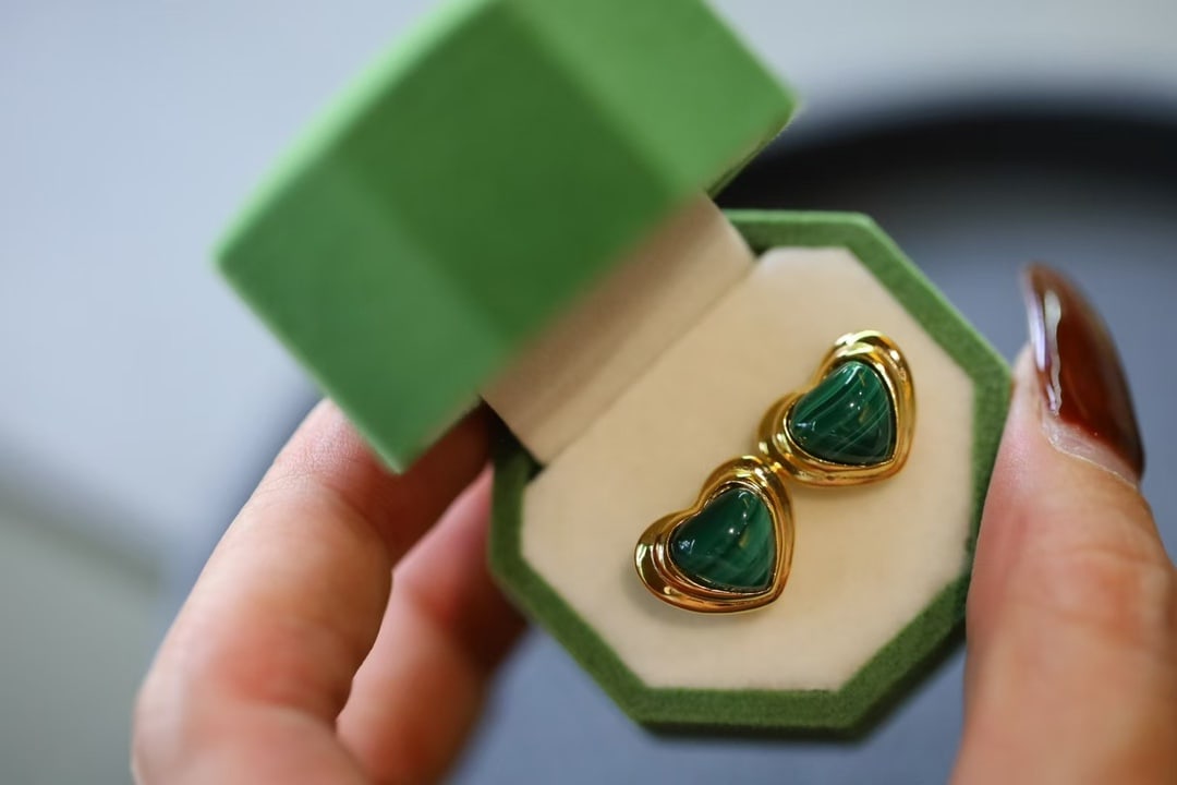 Malachite Earrings - 4