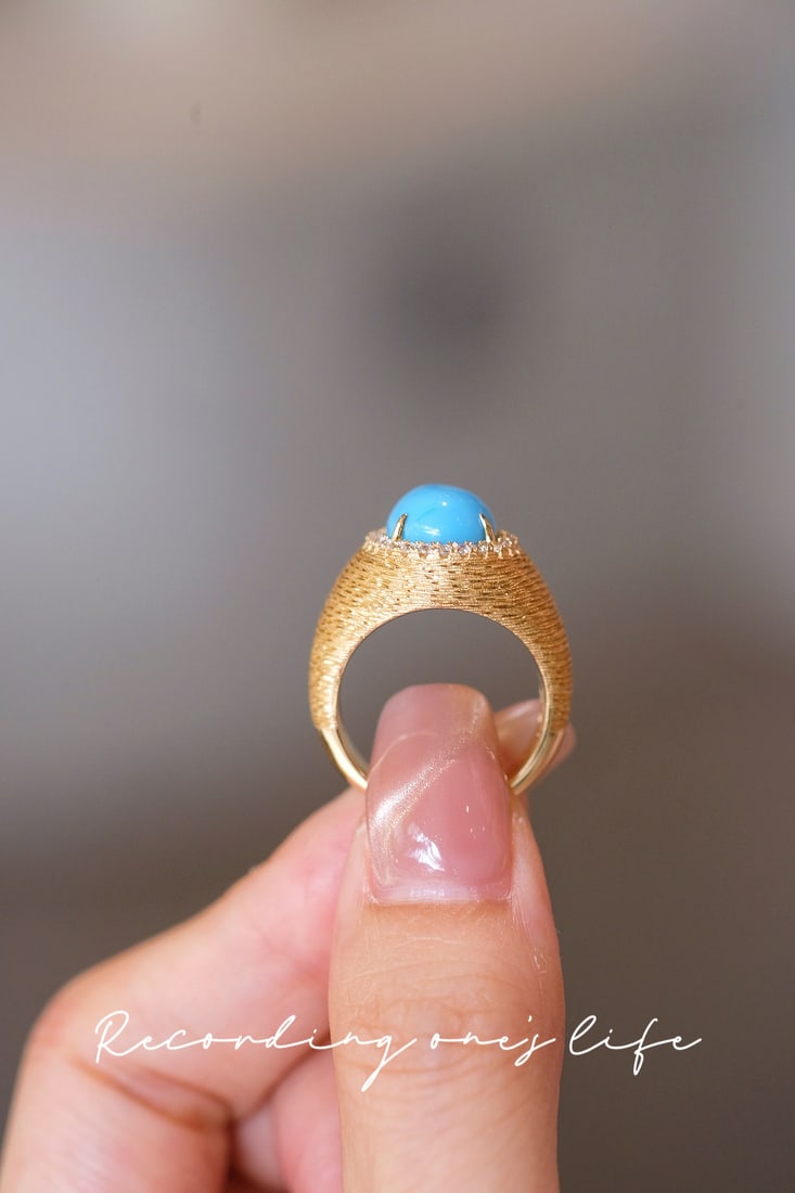 S925 Silver Turquoise Ring - 11