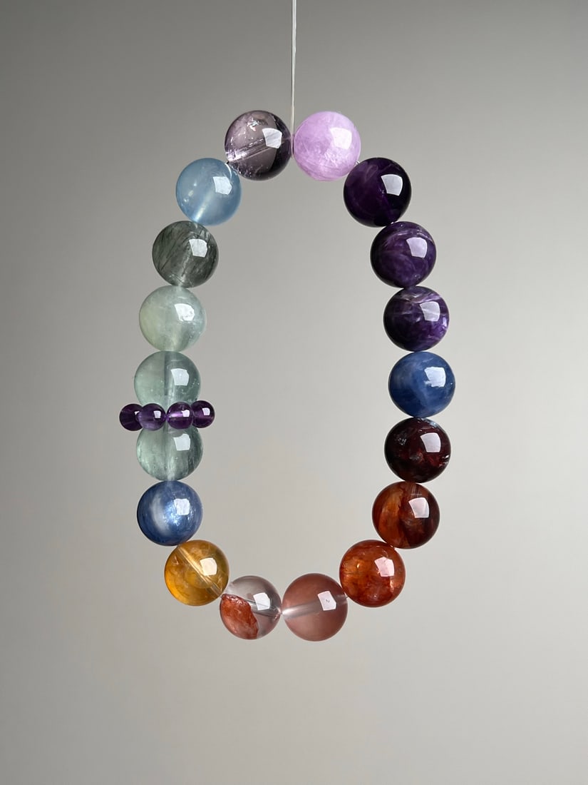 Natural Multi-Gemstone Bracelet (1 of 7)