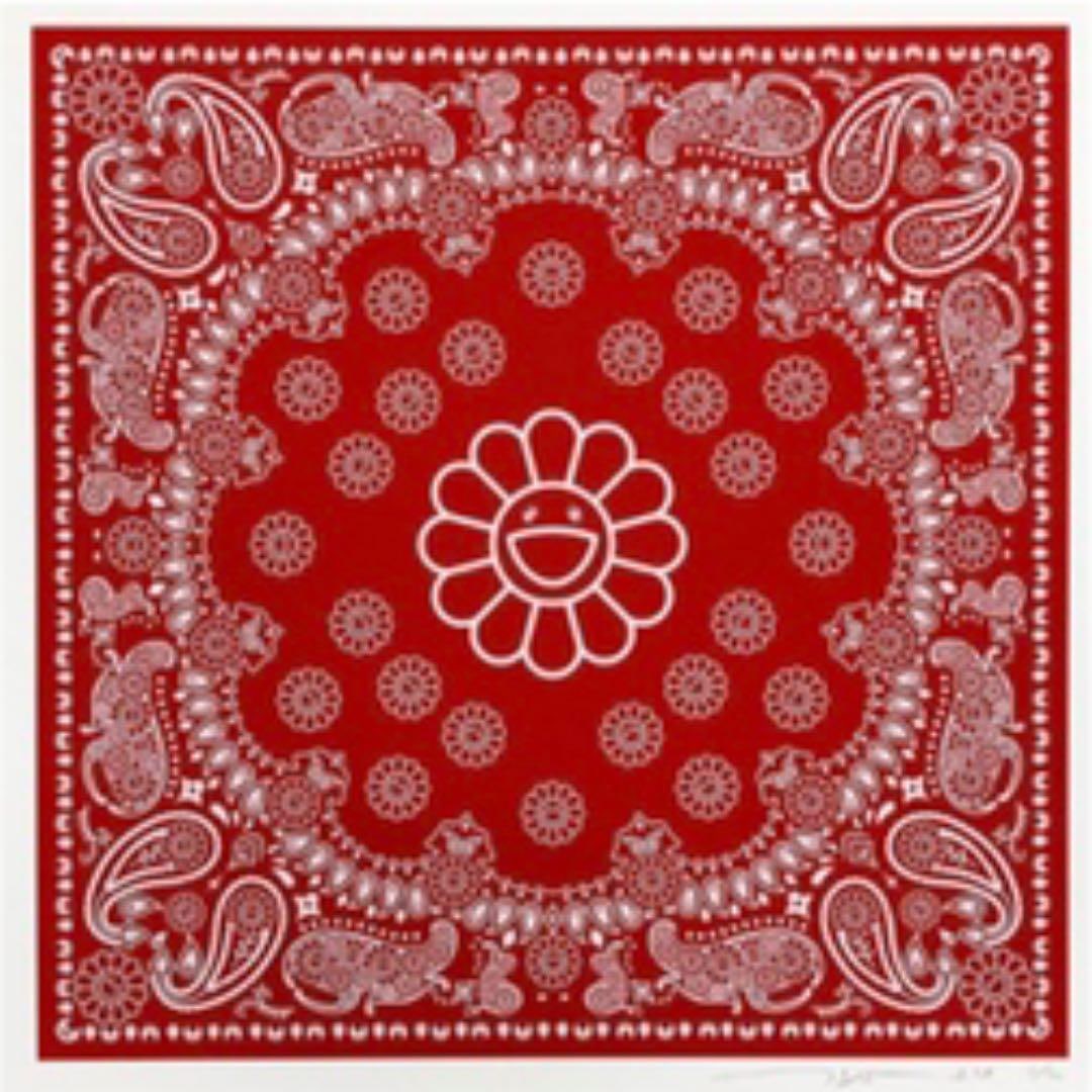 Takashi Murakami "Flower Paisley" print: Title: Takashi Murakami Print "Flower Paisley" New Work Signed Edition Description: "Flower Paisley" The latest work from Takashi Murakami's iconic flower series Limited Edition of 100 Image Size: 441
