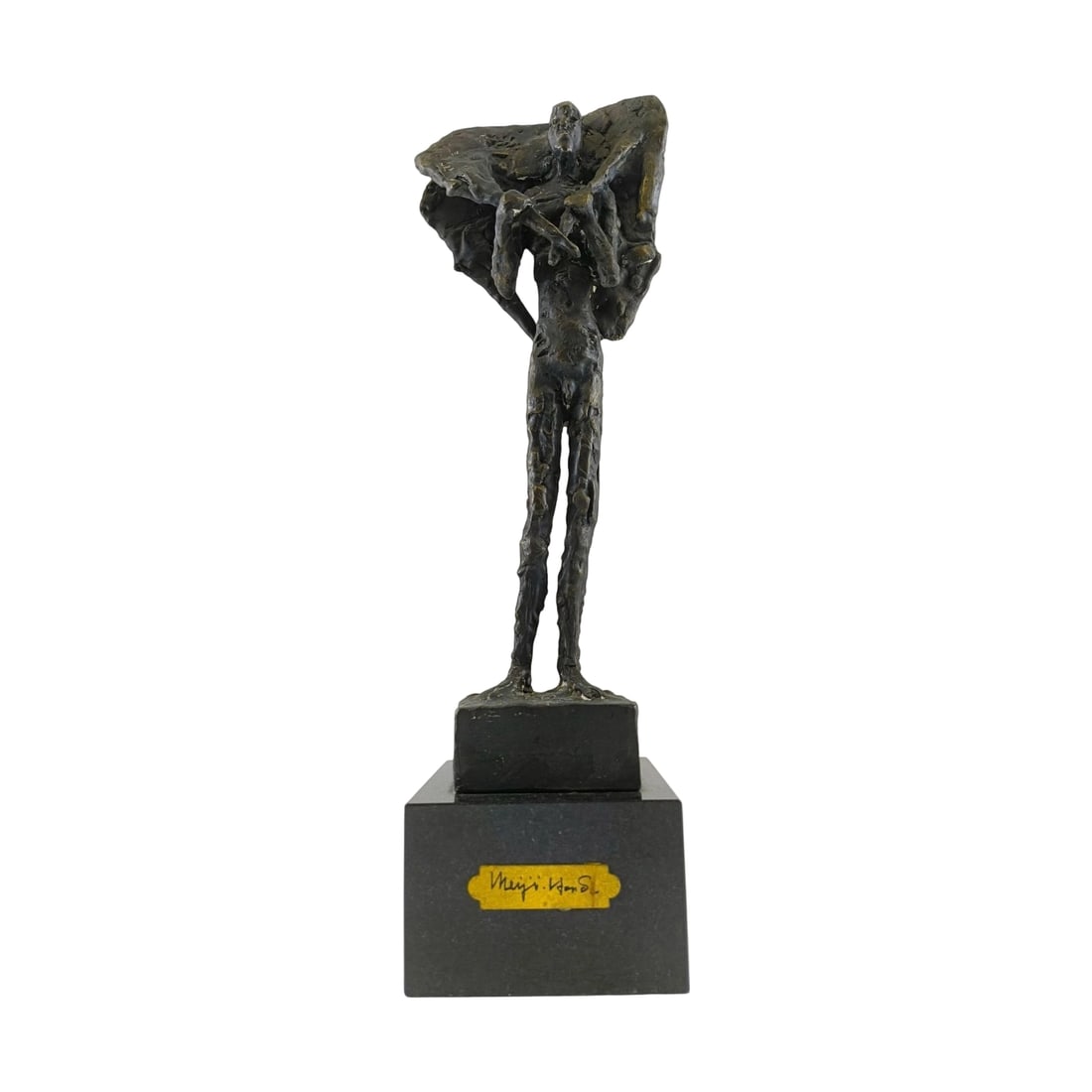 Honda Meiji "Kemono o Seou Otoko" Bronze Sculpture (1 of 9)