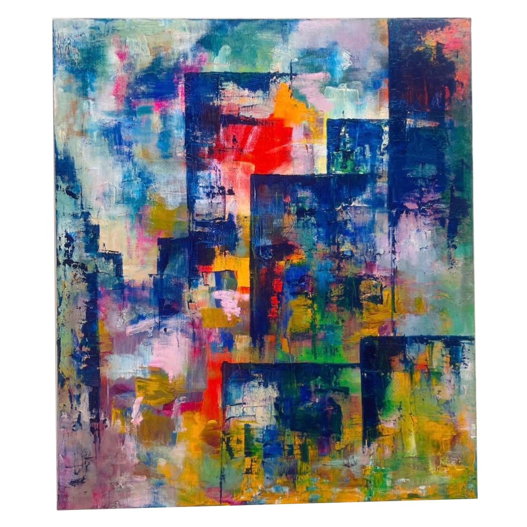 "Colors of the Street" Oil Painting F10b (1 of 2)
