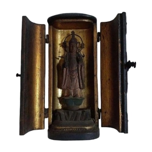 Standing Statue of Daibenzaiten, Buddhist Statue (1 of 8)