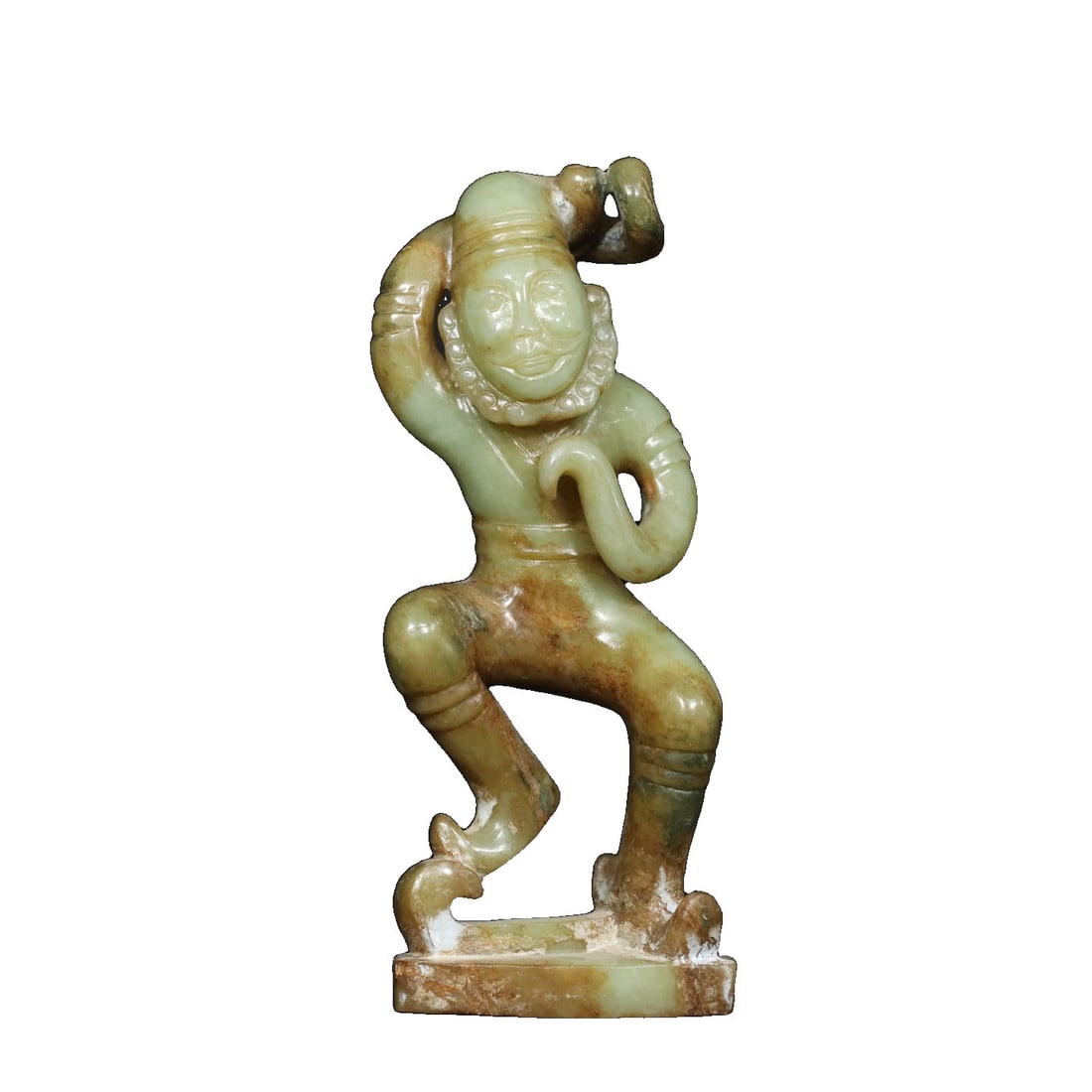 Han Dynasty Hetian Jade Hu Figure Ornament (1 of 10)