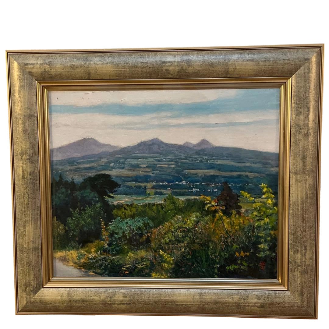 KUBOTA Tatsuo, Oil Painting, Landscape, Mountain, Framed (1 of 2)
