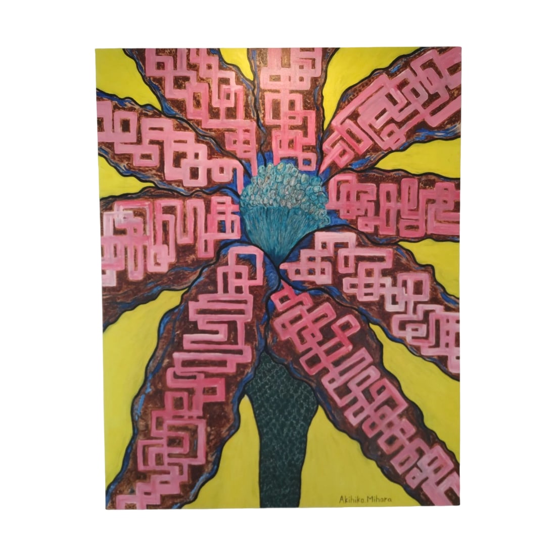 Akihiko Mihara, Oil Painting, Size 50, Original Artwork, Abstract Painting (1 of 6)