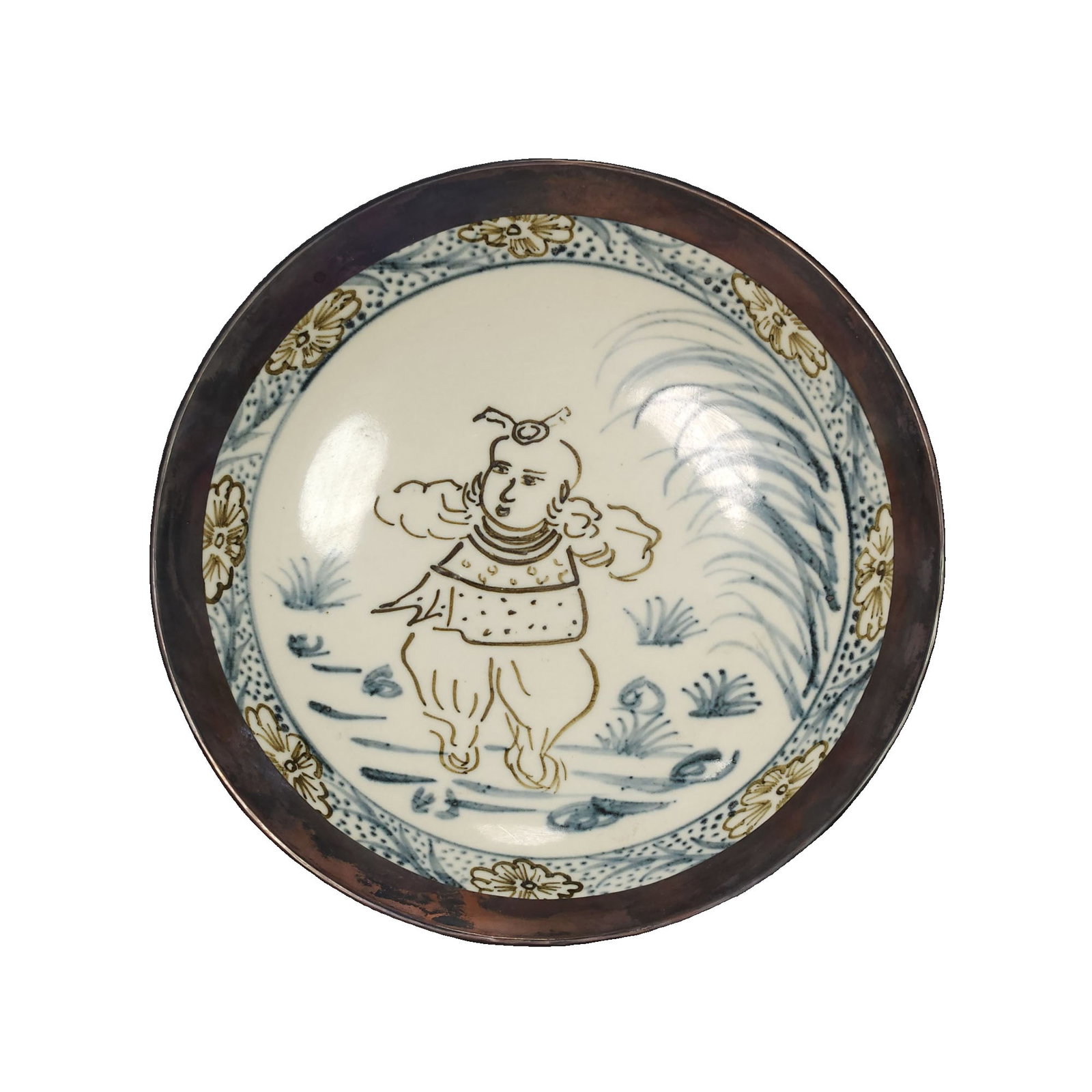 Song Dynasty Ding Kiln Bowl with Boy Motif (1 of 10)