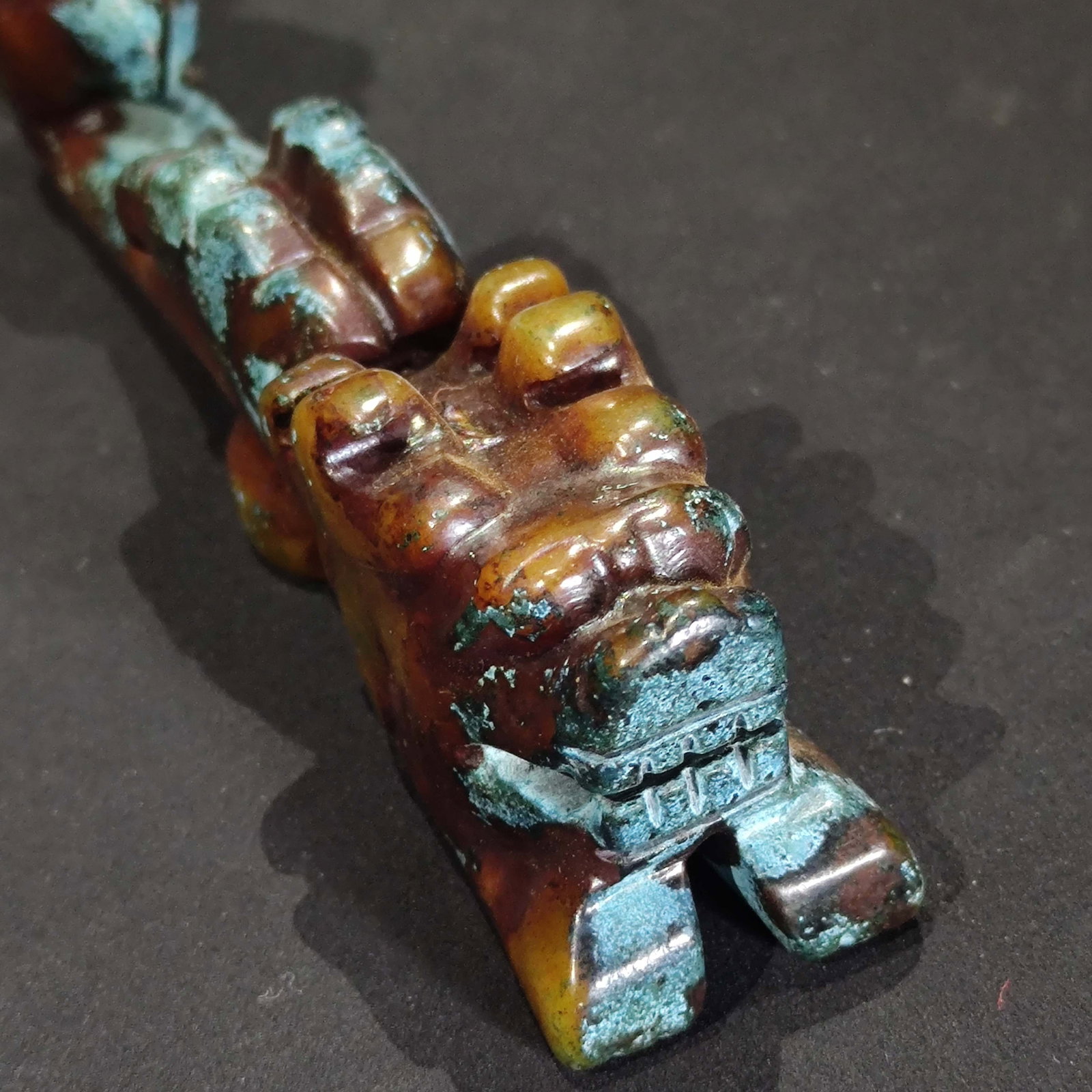 Ancient Jade Dragon Hook - 4