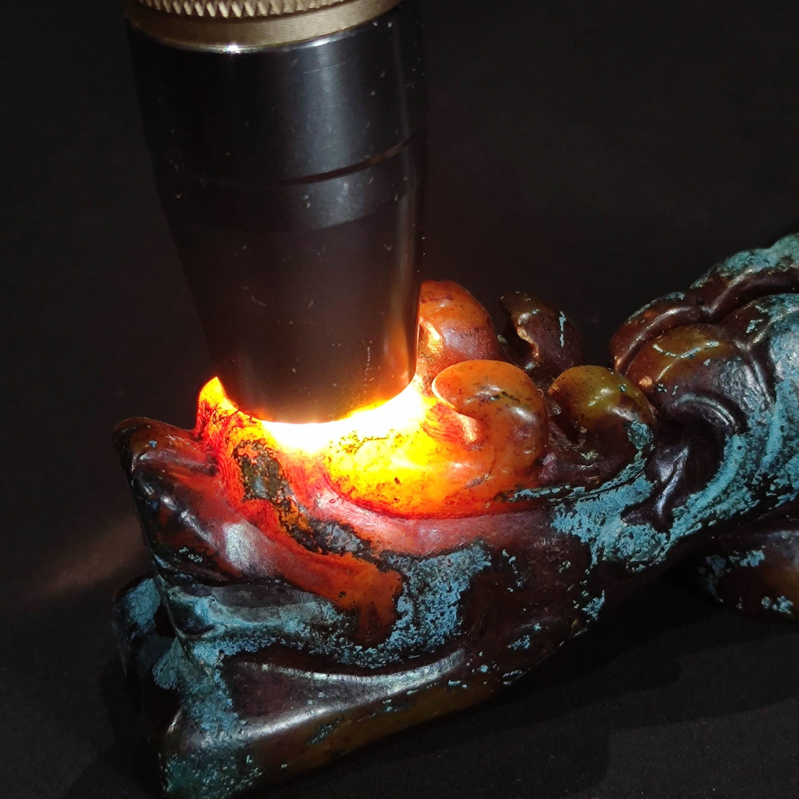 Ancient Jade Dragon Hook - 8
