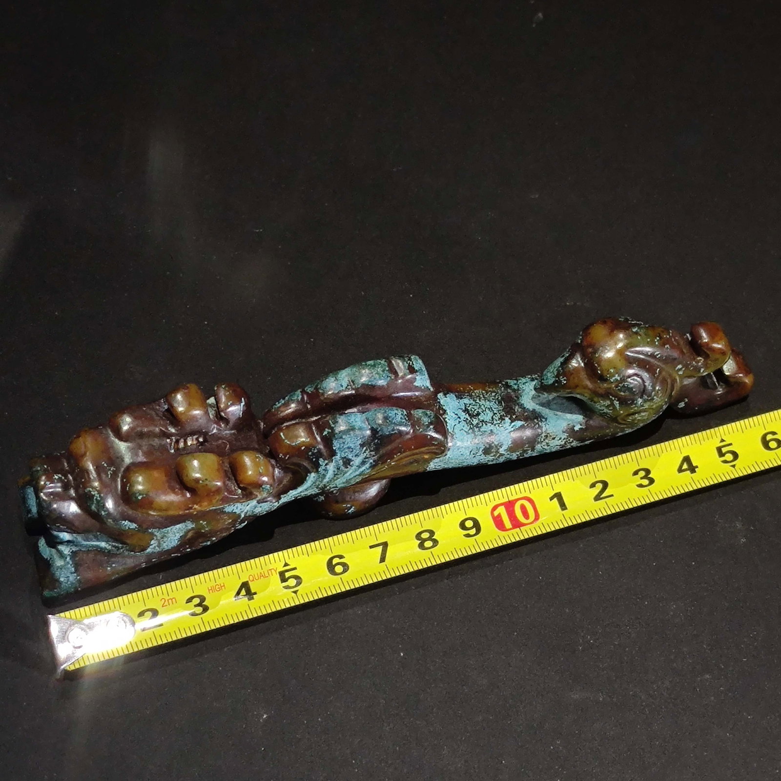 Ancient Jade Dragon Hook - 9