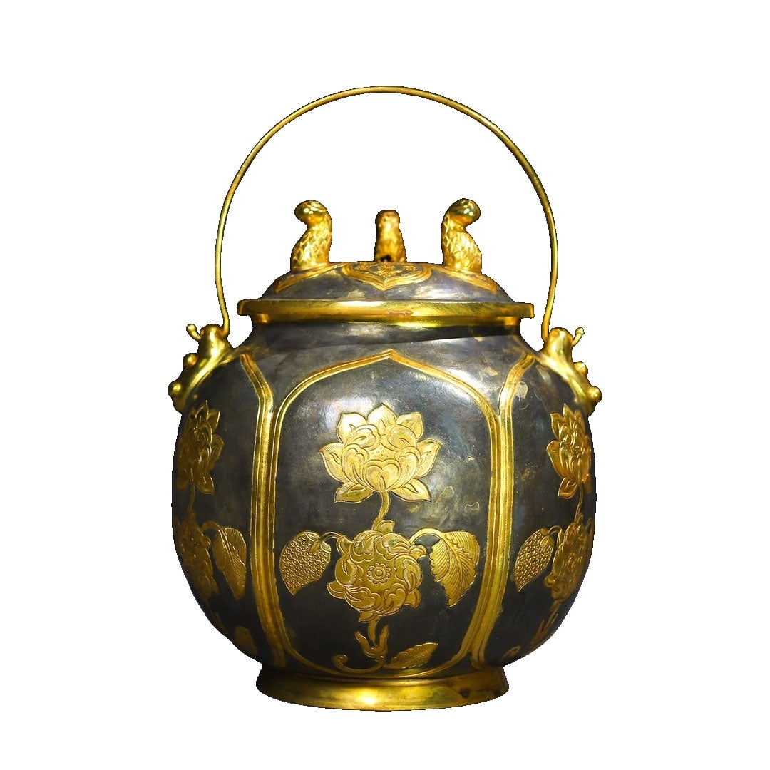 Gilded Relief Teapot (1 of 11)