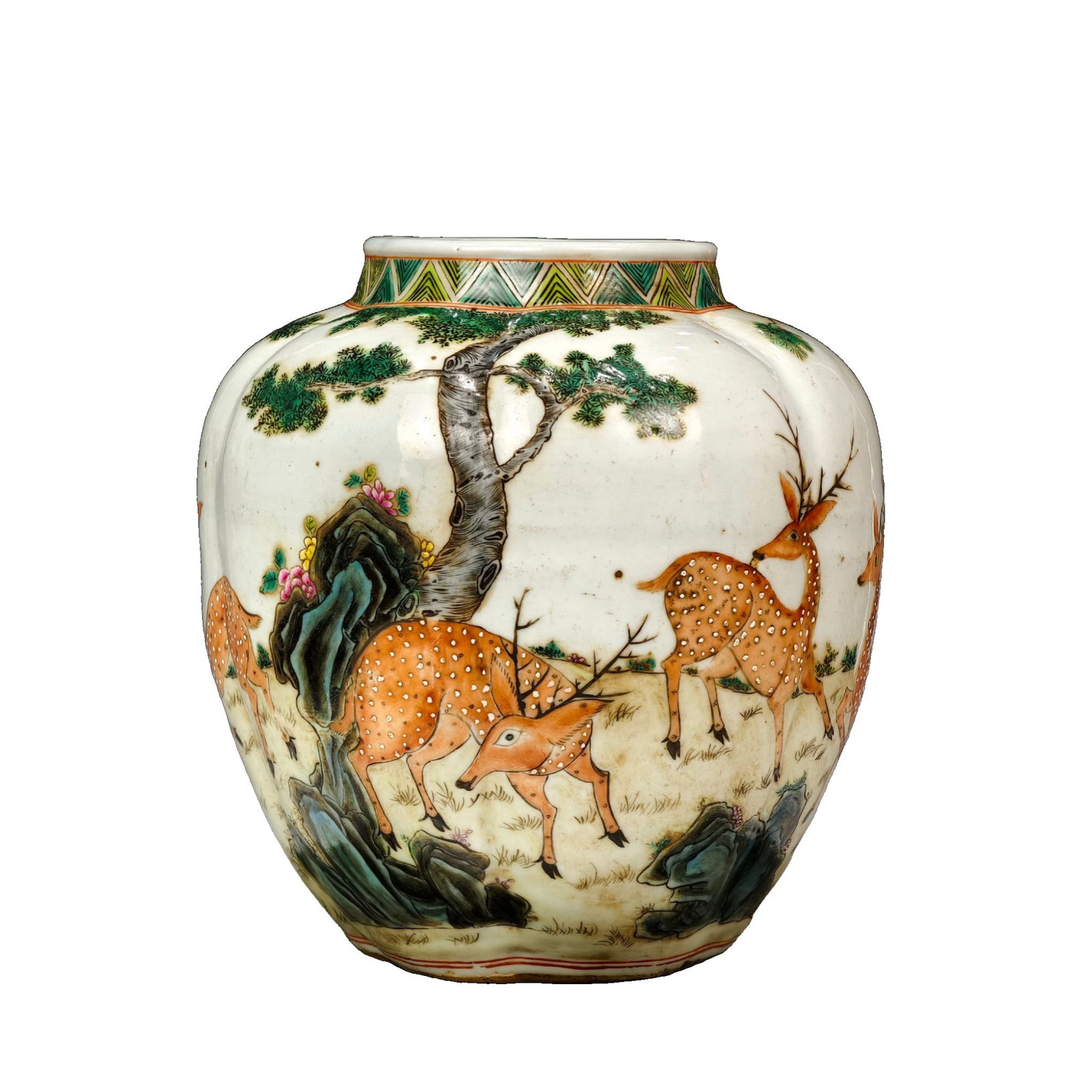 Yongzheng Famille Rose Full Decoration Gourd-Shape Jar with Continuous Success Pattern (1 of 10)