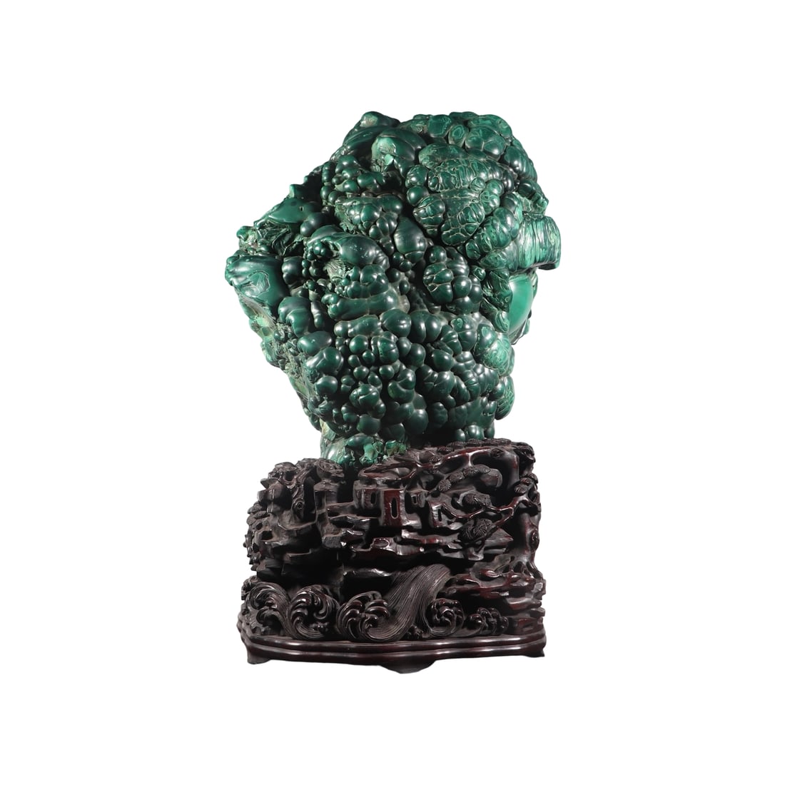 Peacock Green Dazhanzi Ornament: This peacock green dazhanzi ornament features vibrant colors and intricate textures, showcasing a unique artistic charm. Its elegant shape makes it suitable for various interior decoration styles, ref