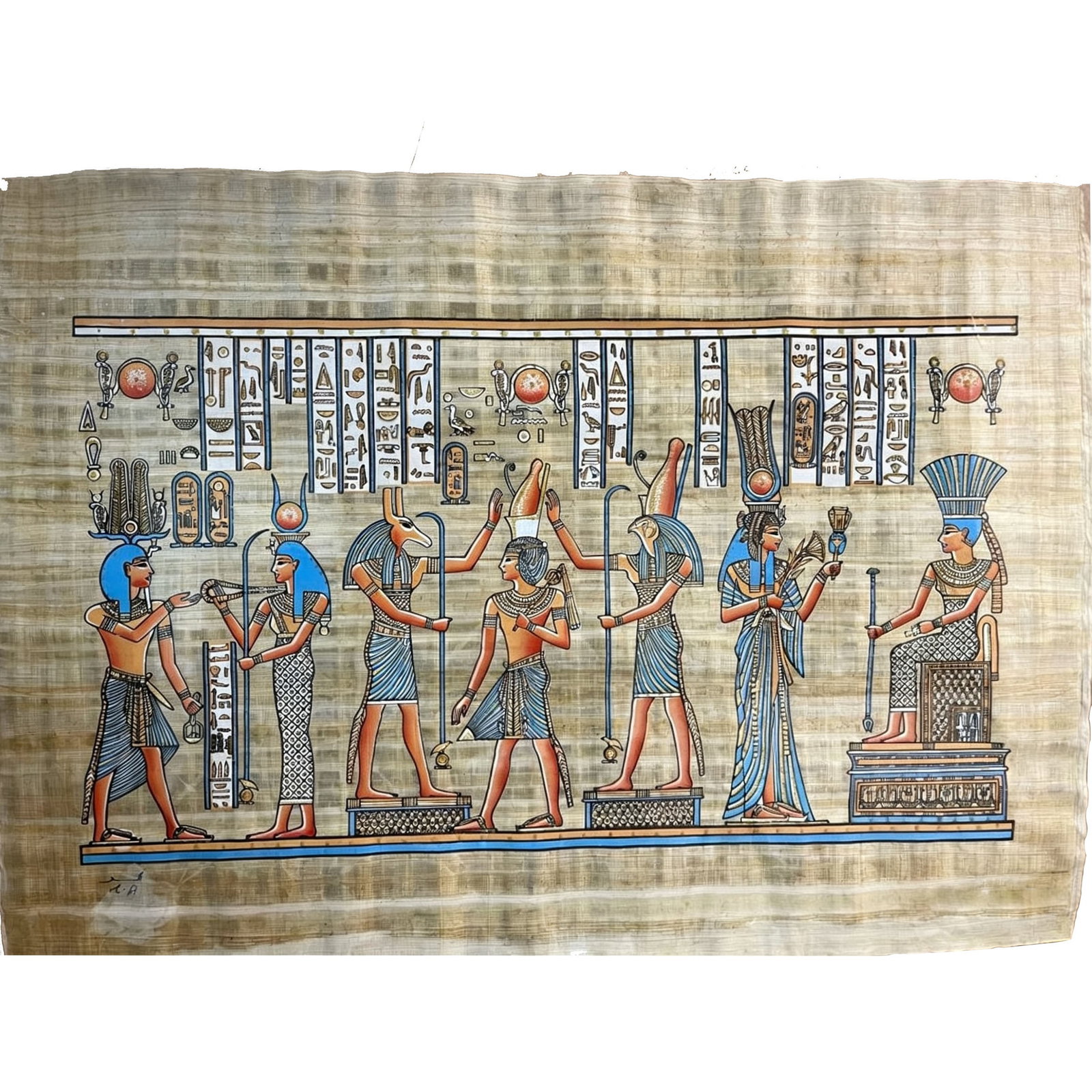 Ancient Egyptian Mural Style Art (1 of 6)