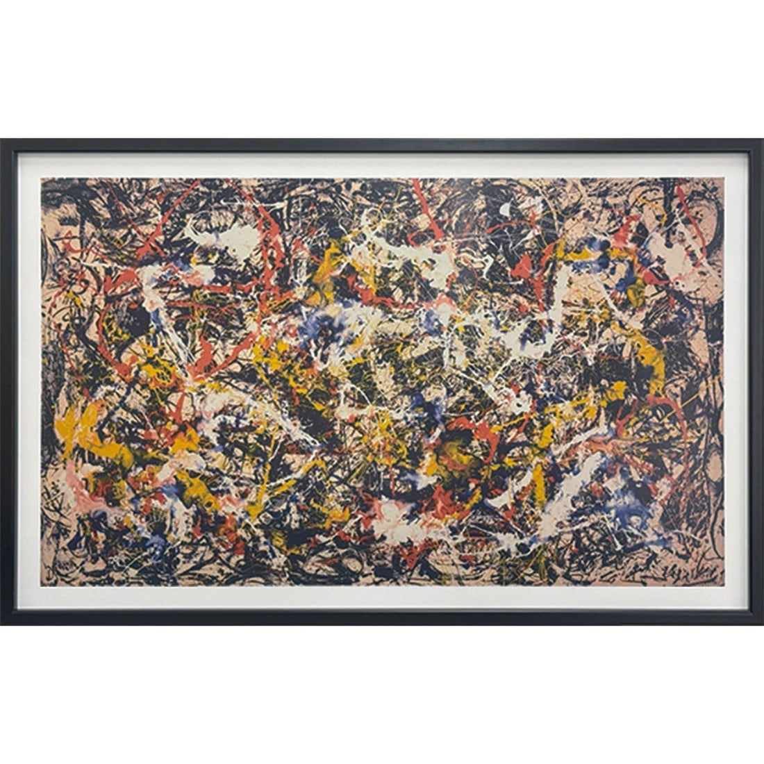 Famous Painting Abstract Painting Convergence Abstract Painting Modern Art Action Painting (1 of 3)