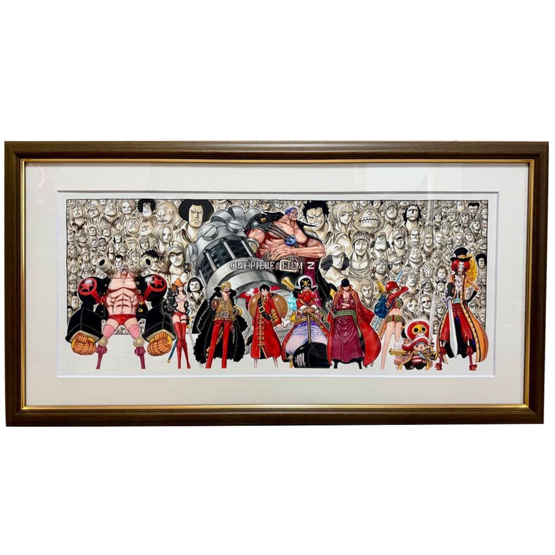 One Piece Film Z Reproduction Original Art Straw Hat Store 1st Anniversary Commemoration: One Piece Film Z Reproduction Original Art Straw Hat Store 1st Anniversary This is a large-sized reproduction original art ordered and sold in 2013, approximately 47 cm x 89 cm, now discontinued. The 