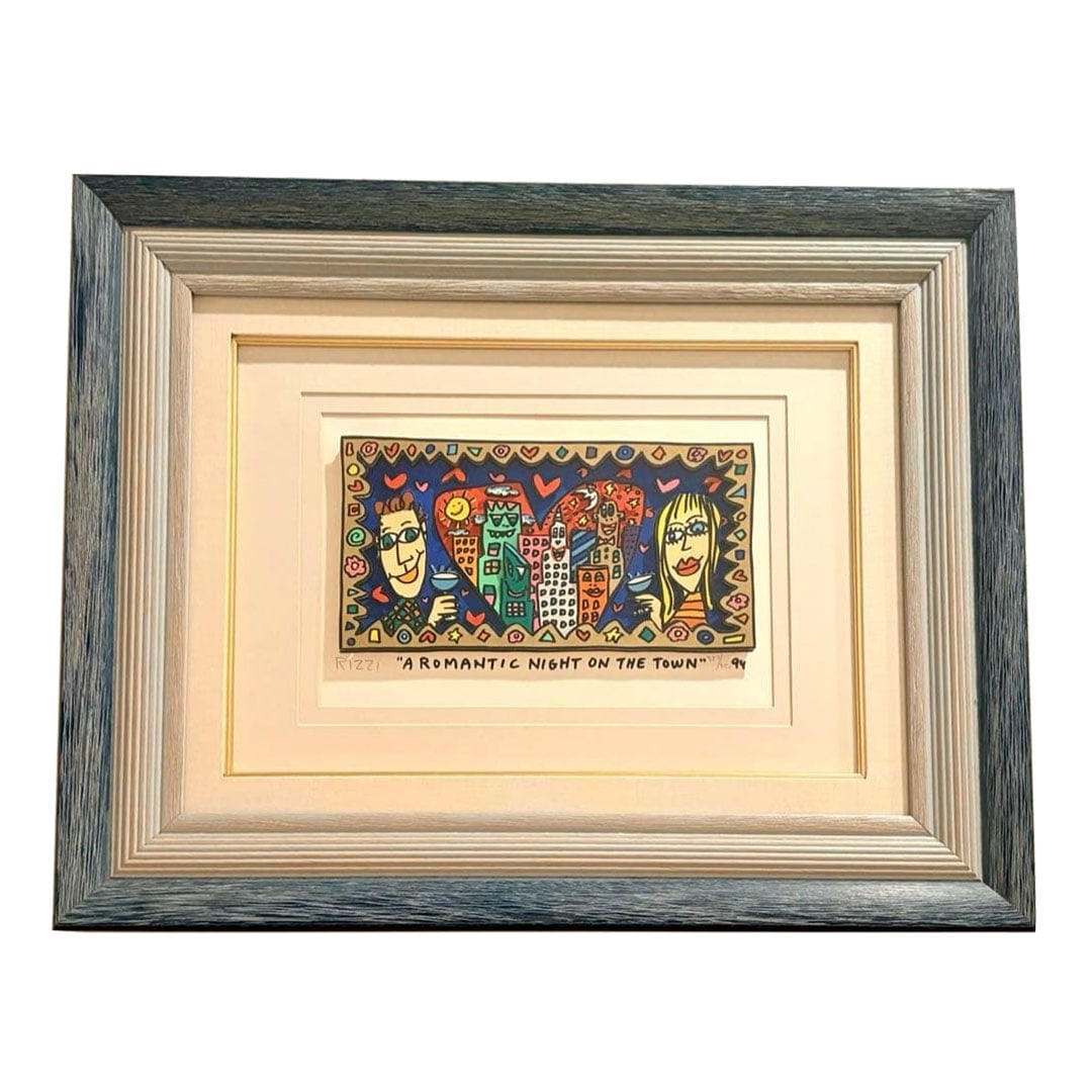 James Rizzi 3D Artwork "Romance in the City" (1 of 7)