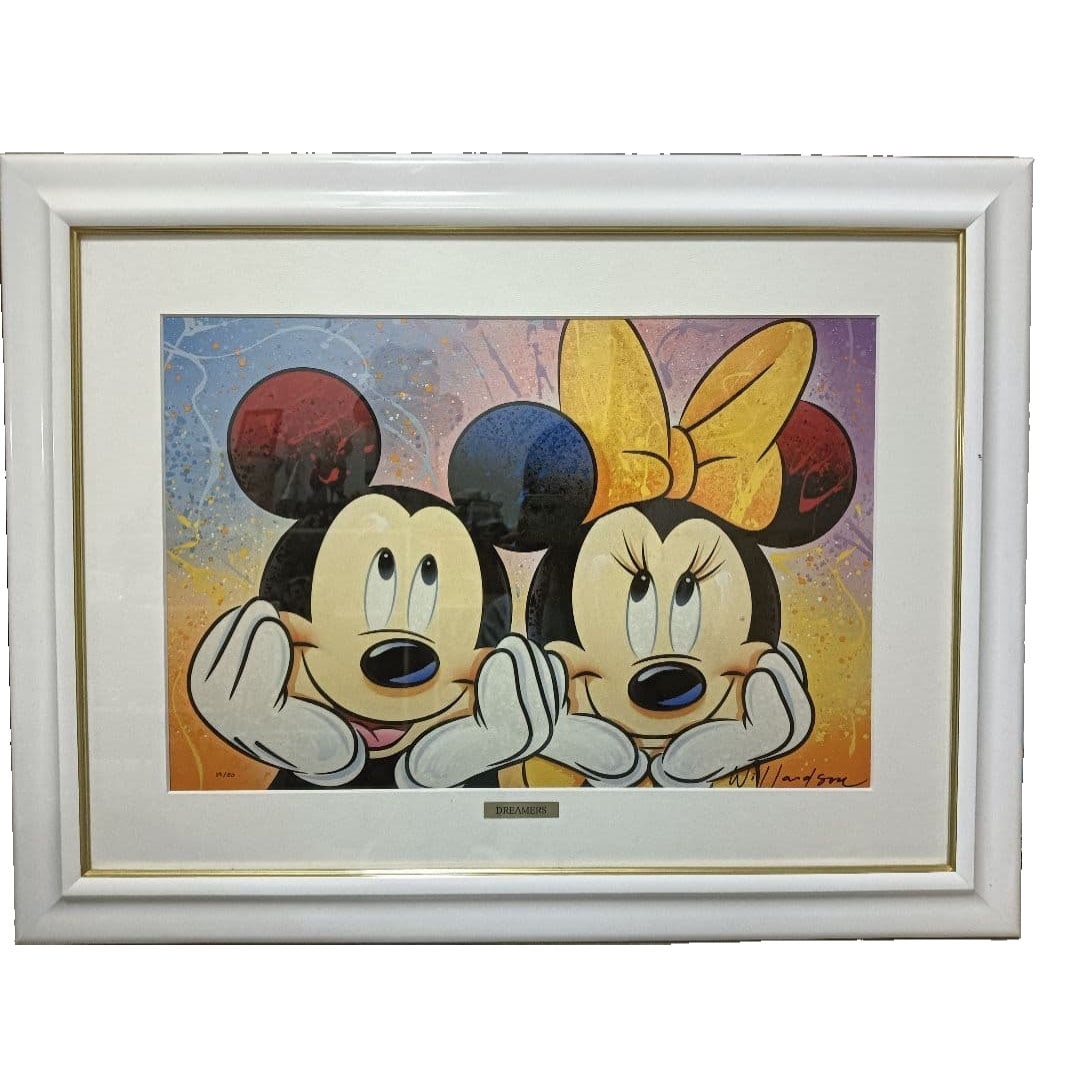 Disney Painting: Disney Painting This painting was created by Disney-certified artist Willardson. Freight: 1.International Freight: Foreign shipping charges are determined by destination. 2.Photos, descriptions and va