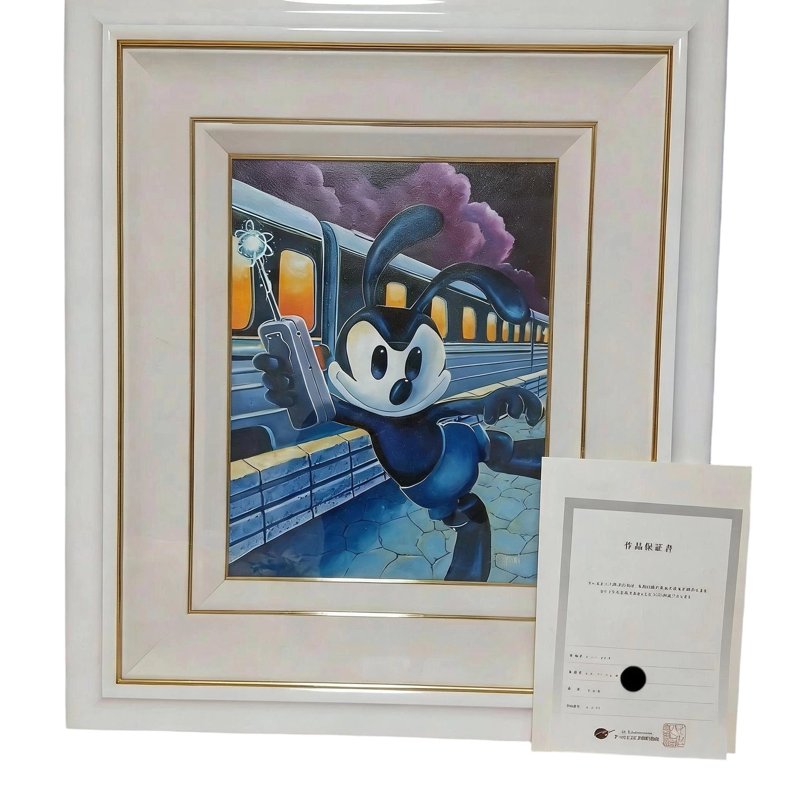 Original artwork by Disney's official Mickey Mouse artist, accompanied by an Arvivant certificate. (1 of 8)