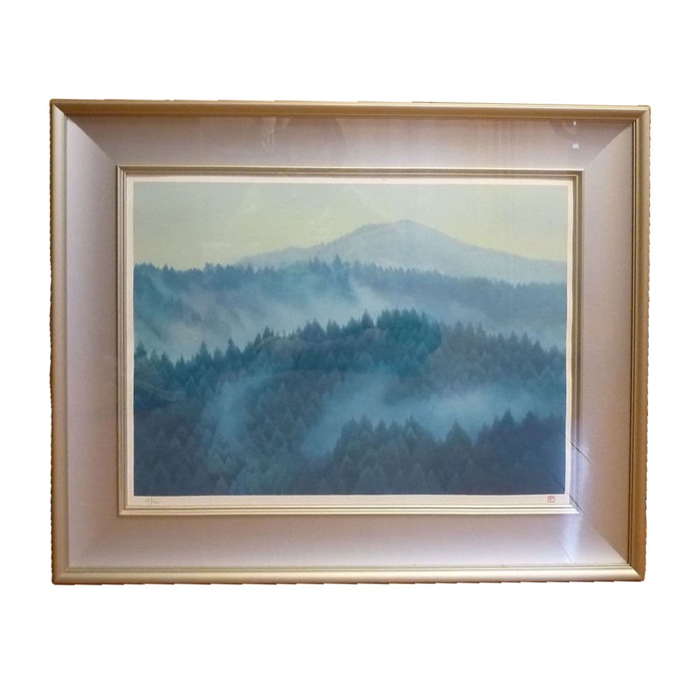 Higashiyama Kaii "Asagumo" Original Work Created During Lifetime Lithograph: Higashiyama Kaii, "Asagumo", Original Work Created During Lifetime, Lithograph Higashiyama Kaii, a representative Japanese painter of the Showa period. Created during his lifetime, limited to 300
