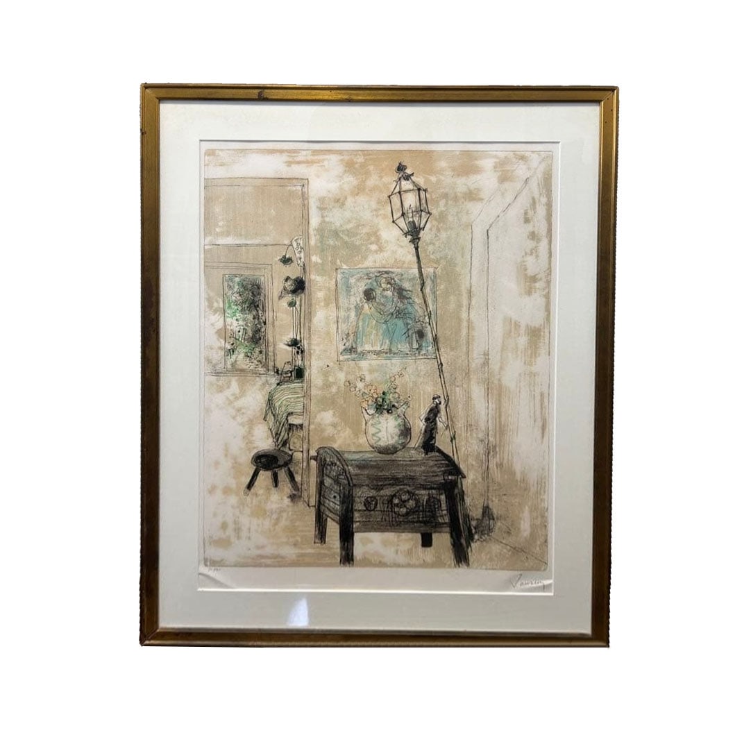 Jansen Lithograph Framed Work - 2