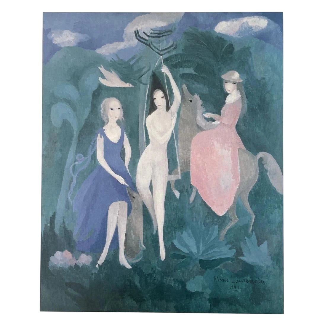 Mary Laurencin, Renoir, Jan Toorop Poster Collection: Marie Laurencin, Renoir, Jan Toorop Poster Collection These works were purchased during a visit to an art exhibition. The dimensions of photos 1 and 3 are approximately 30cm x 42cm, while the others