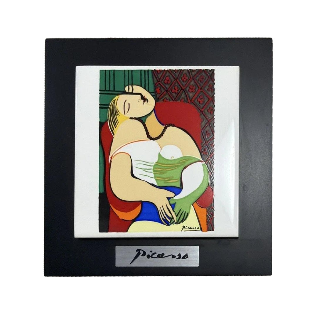 Pablo Picasso Ceramic Art: Women and Children: Picasso Ceramic Tile Art: Women and Children Previously used for decorative purposes. Freight: 1.International Freight: Foreign shipping charges are determined by destination. 2.Photos, descriptions