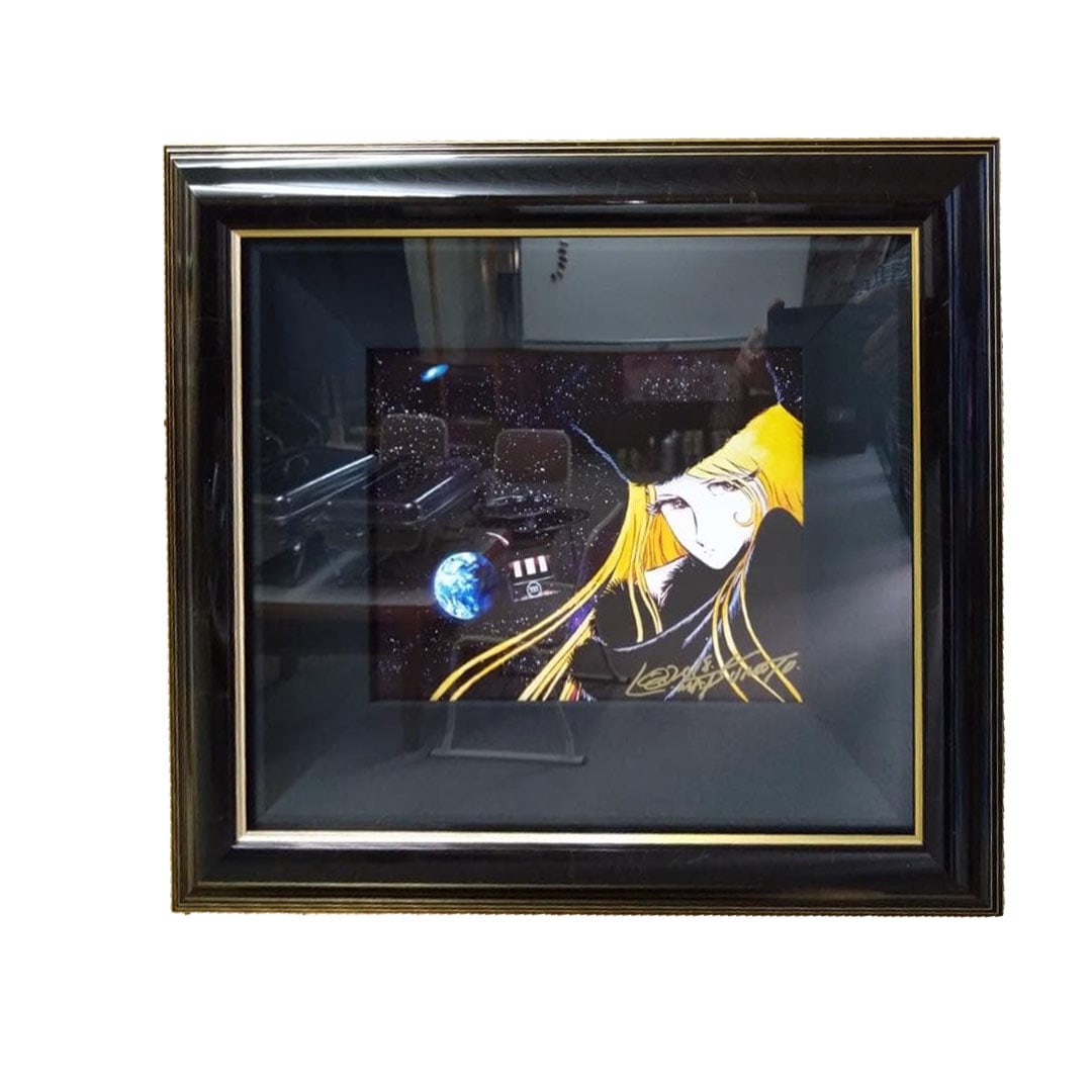 Beautiful Meit Print, Hand-Signed: Beautiful Maetel Print, Hand-Signed An inkjet print of "Beautiful Maetel (V)" created by Matsumoto Leiji, featuring the artist's own hand signature, limited to 200 editions. The dimensions of the