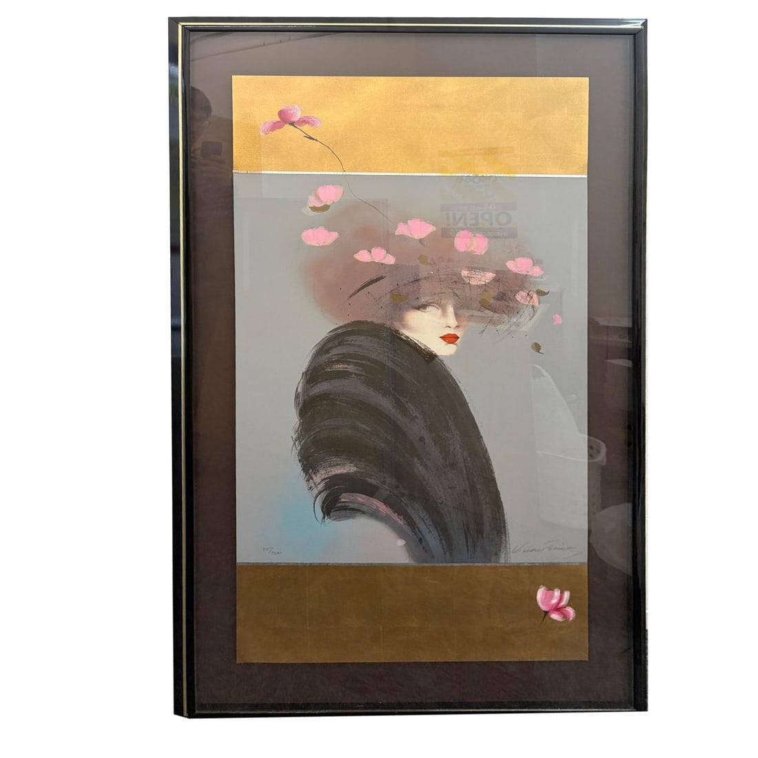 Victoria Montesinos Limited Edition Work: Victoria Montesinos Limited Edition Work This is a limited edition signed color screen print created by Vicki Montesinos. The style is Art Deco, with techniques primarily using lithography and screen