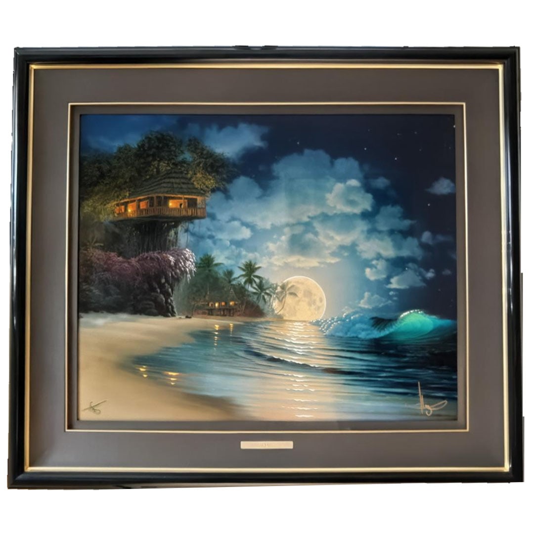 John Alhog Banyan Tree Moon Diamond Hand-painted (1 of 19)