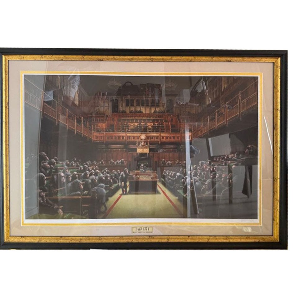 Banksy, "Devolved Parliament" (1 of 3)
