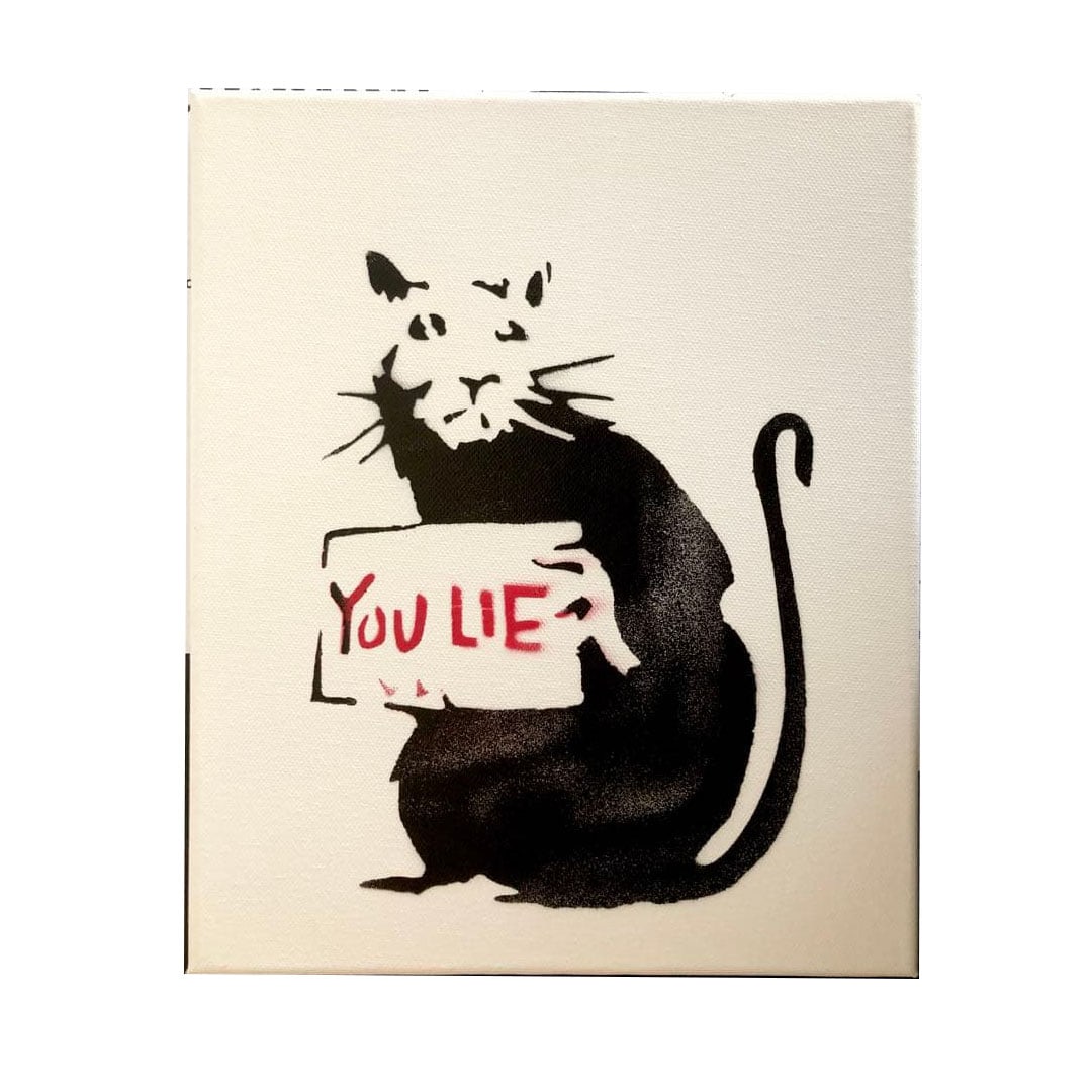 Banksy "You Lie Rat" with signature and accompanying documentation. (1 of 5)
