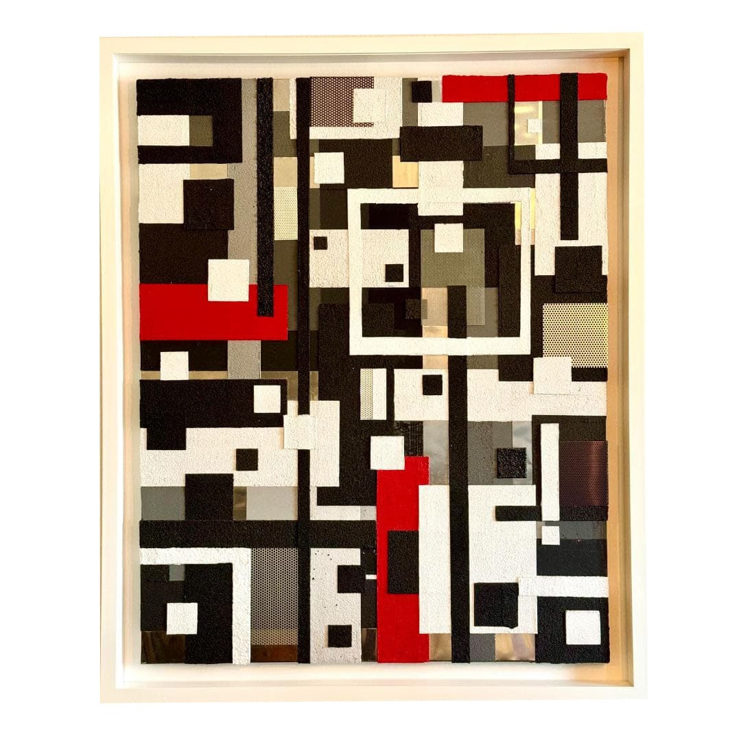 Authenticity Guaranteed: Ikeuchi Shinsuke, Early Work, Metal Craft Picture Frame No. 30: Authenticity Guaranteed: Early Work by Ikeuchi Shinsuke Japanese Manufacture. November 9, 2019. The work has minor abrasions but no damage. Framed Dimensions: Height 102.0 cm, Diameter 84.0 cm, Depth 
