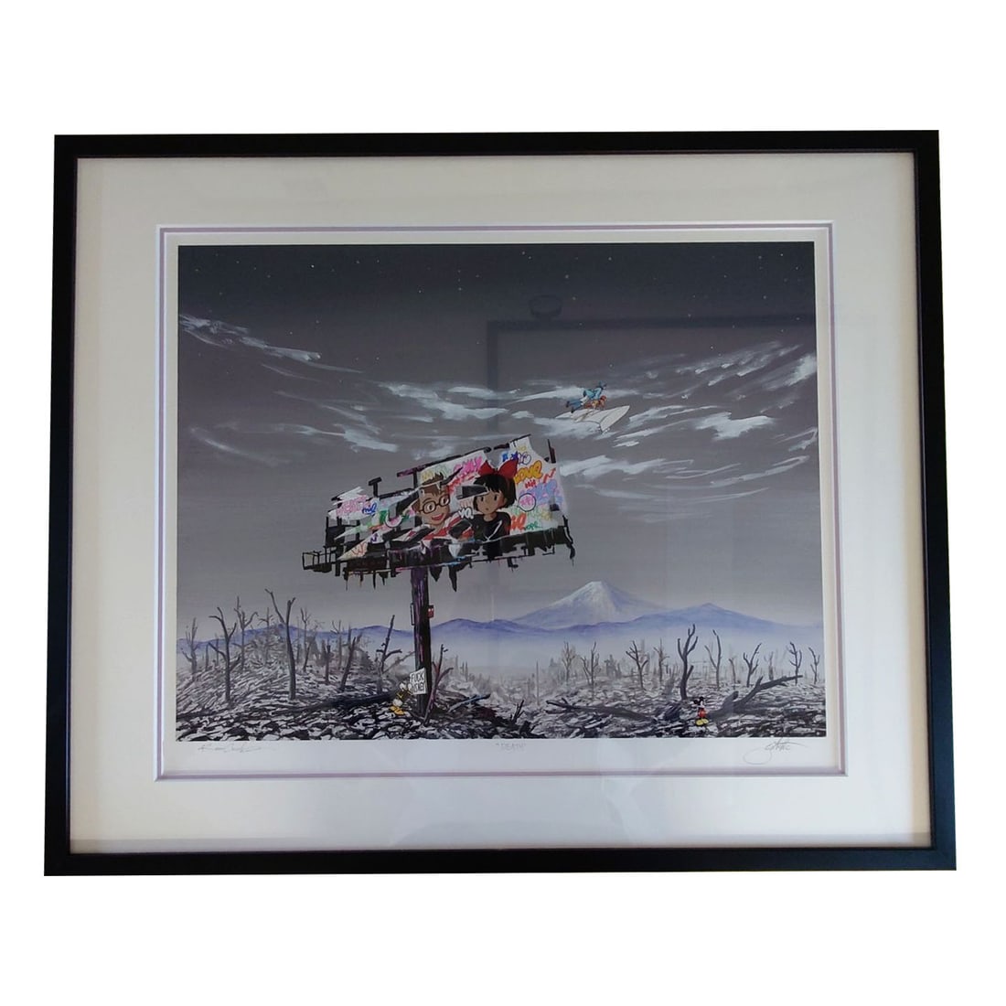 Artwork by Jeff Gillette and Roam Couch, silkscreen print. (1 of 10)