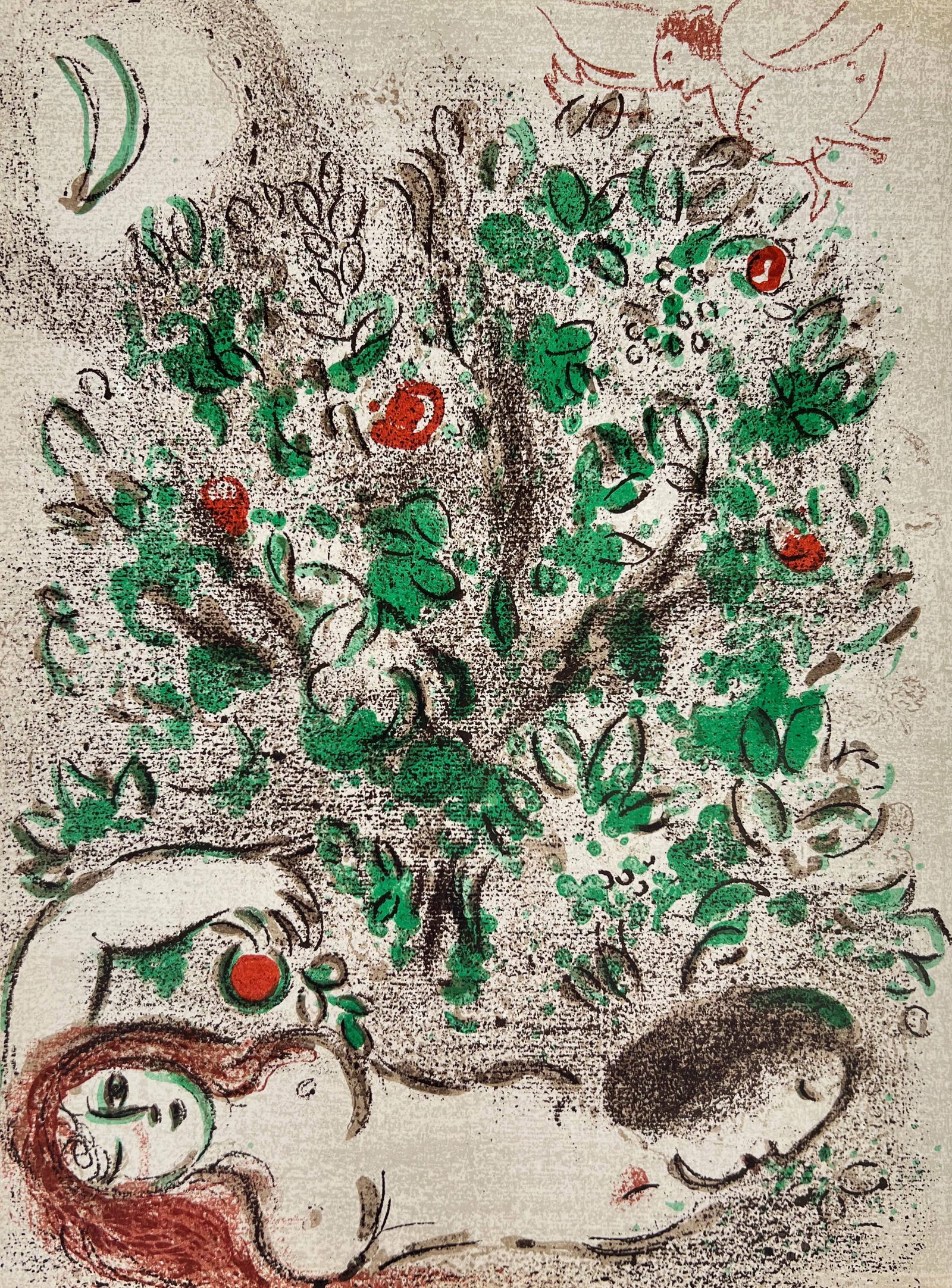 Marc Chagall (1887-1985) - Paradise I: Marc Chagall (1887-1985) - Paradise I Lithograph from 1960. Dimensions of work: 35 x 26 cm Publisher: Teriade, Paris. The work is in Excellent condition. Fast and secure shipment.