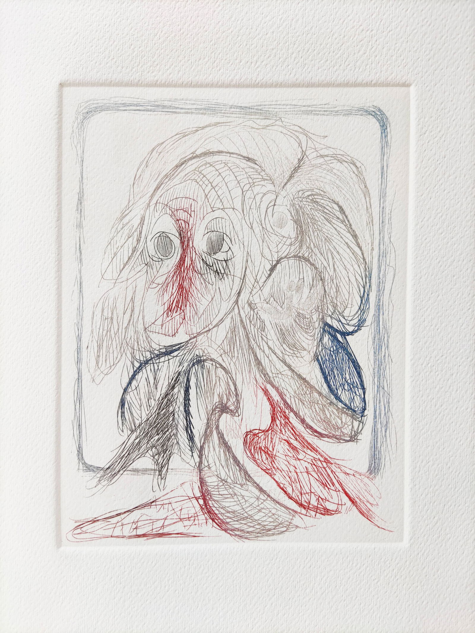 Pierre Alechinsky (1927) - Commentaire de Personnage: Pierre Alechinsky (1927) - Commentaire de Personnage Lithograph from 1964. The edition of 125. Dimensions of work: 30 x 21 cm Publisher: Atelier Clot, Paris. The work is in Excellent condition. Fast a