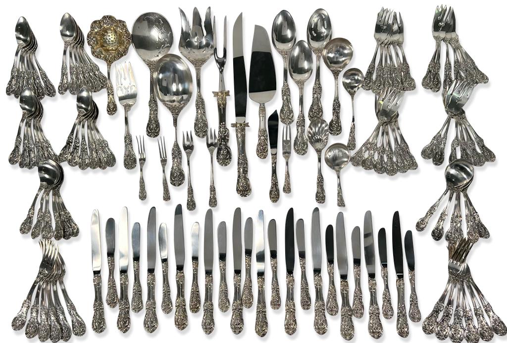 Reed & Barton Francis I Pattern Sterling Silver Flatware Service (1 of 5)