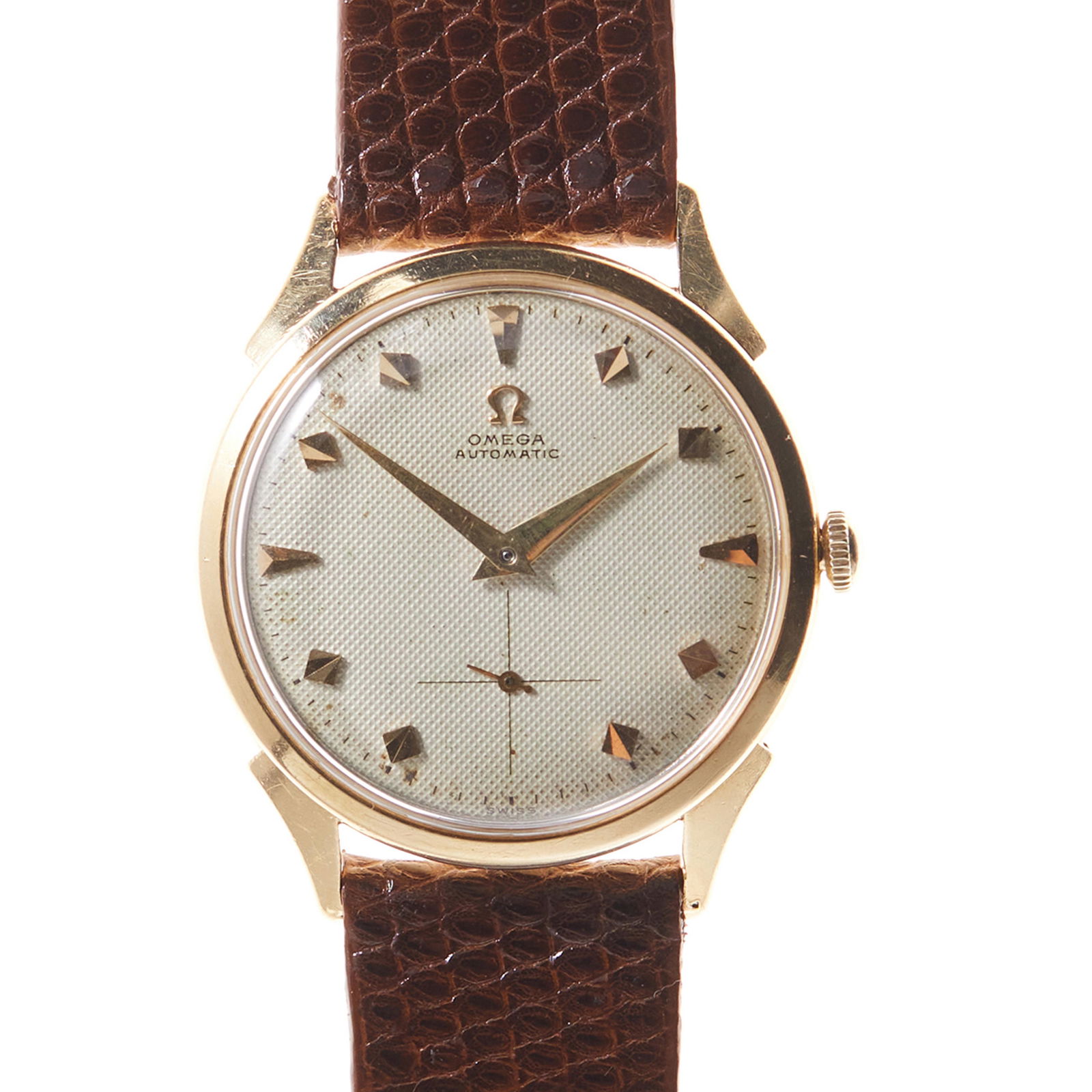 Omega 14K Yellow Gold Automatic Men's Wristwatch with Subsidiary Seconds (1 of 3)