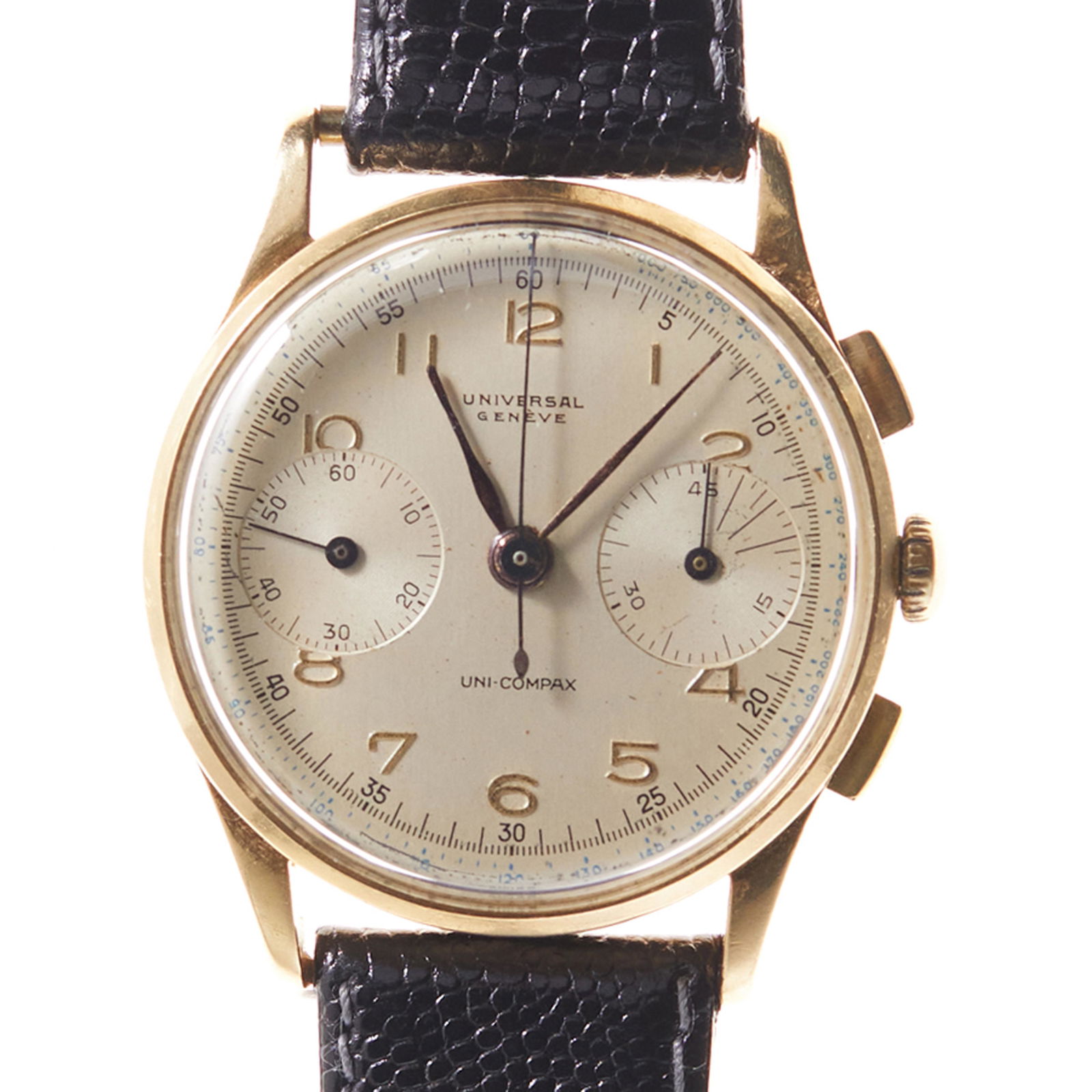 Universal Geneve 18k Yellow Gold Uni-Compax Chronograph Wristwatch (1 of 6)
