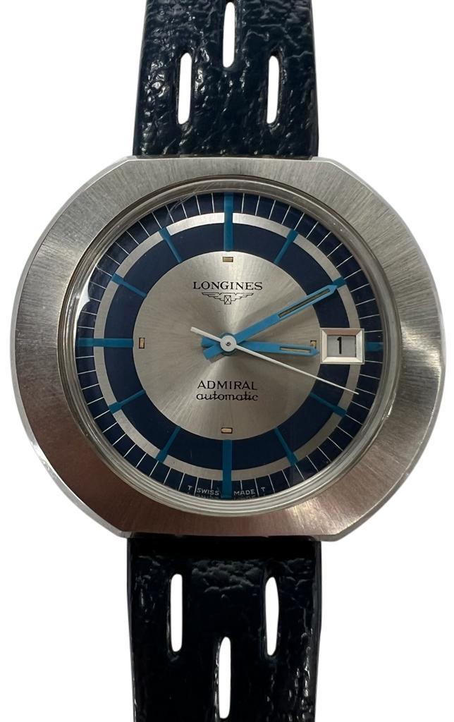 Longines Admiral Automatic Men's Steel Wristwatch NEW OLD STOCK (1 of 8)