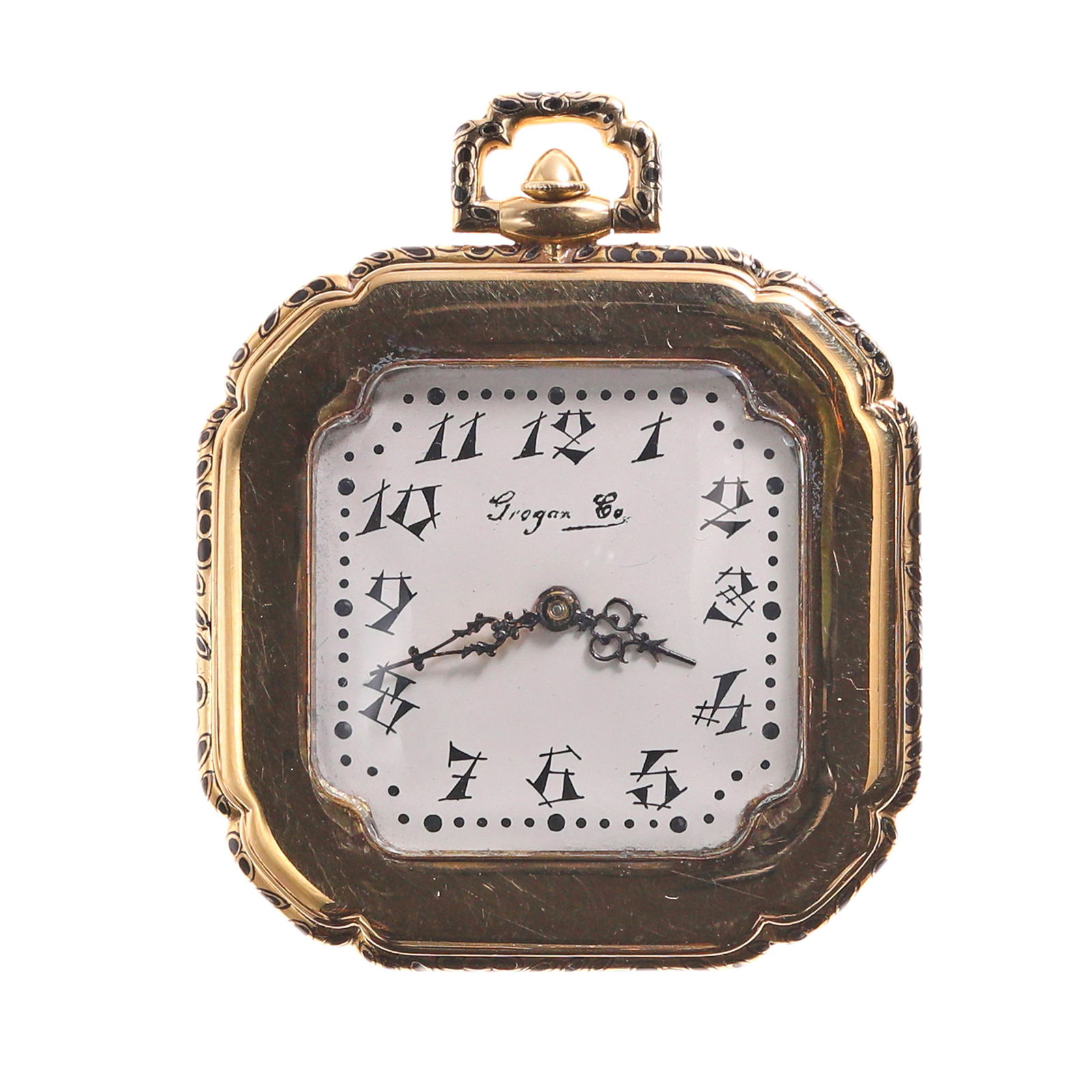 Vacheron & Constantin 18k Gold and Enamel Art Deco Pocket Watch (1 of 4)