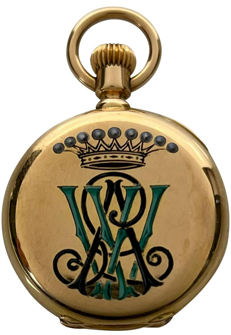 Patek Philippe 18K Yellow Gold Miniature Demi-hunter Pendant Watch, Circa 1876 (1 of 6)