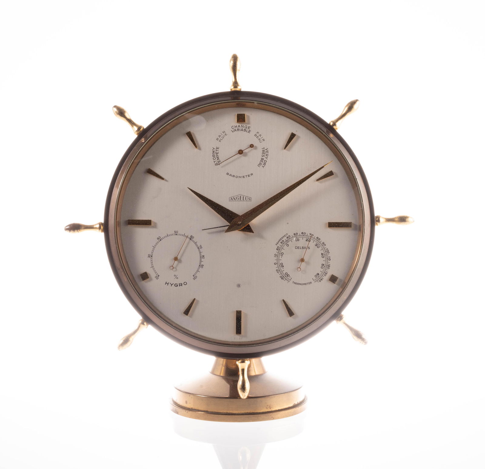 ANGELUS HELM DESK CLOCK COMPENDIUM (1 of 1)