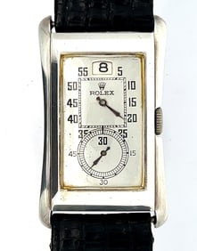 ROLEX JUMP HOUR PRINCE BRANCARD DOCTORS WATCH REF 1491HS, CIRCA 1939