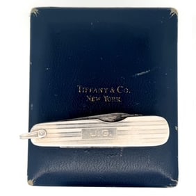 TIFFANY AND CO ART DECO PLATINUM GENTLEMAN’S PEN KNIFE
