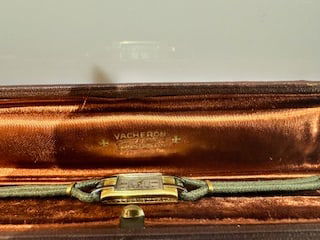 VACHERON AND CONSTANTIN ART DECO LADIES 18K GOLD WRISTWATCH