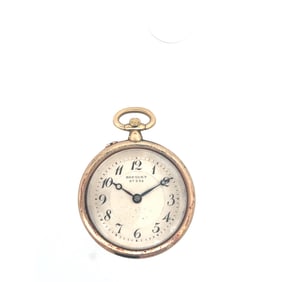 RARE BREGUET MINIATURE 18K GOLD AND ENAMEL PENDANT WATCH, CIRCA 1910