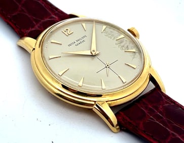 PATEK PHILIPPE 18K GOLD MEN’S REF. 2551 AUTOMATIC WRISTWATCH