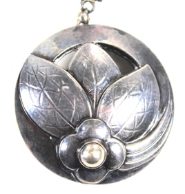 GEORGE JENSEN NO. 127 STERLING SILVER ART DECO BROOCH