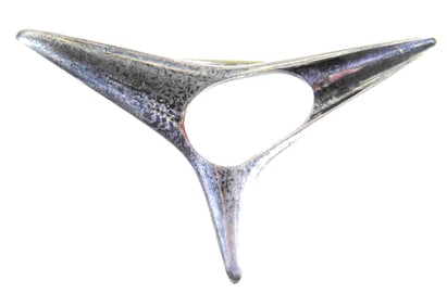 GEORG JENSEN HENNING KOPPEL NO. 342 STERLING SILVER GEOMETRIC BROOCH